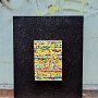 Coloured lines 32 2024, 23x18, Acryl-Lack auf LW, € 89 SOLD
